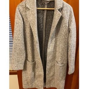 Grey Speckled Coatigan